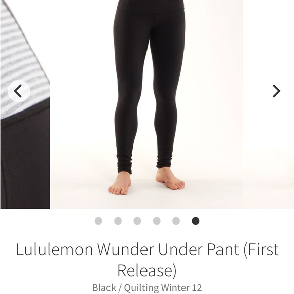 Lululemon Wunder Under *Reversible Legging in Quilting Winter Women’s Size 6 - Picture 4 of 8